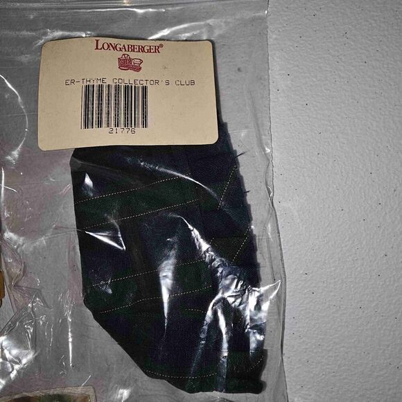 Longaberger 1998 Collectors Club Thyme Booking Basket Wooden Woven‎ USA Made - Picture 3 of 4